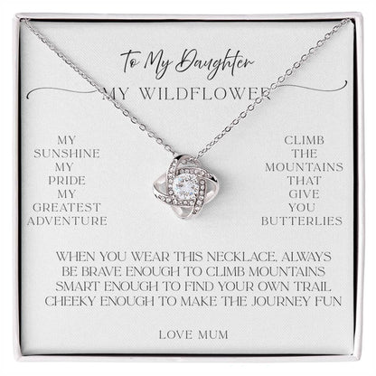 "Daughter Necklace Gift – Sunshine, Pride, and Adventure (From Mum)