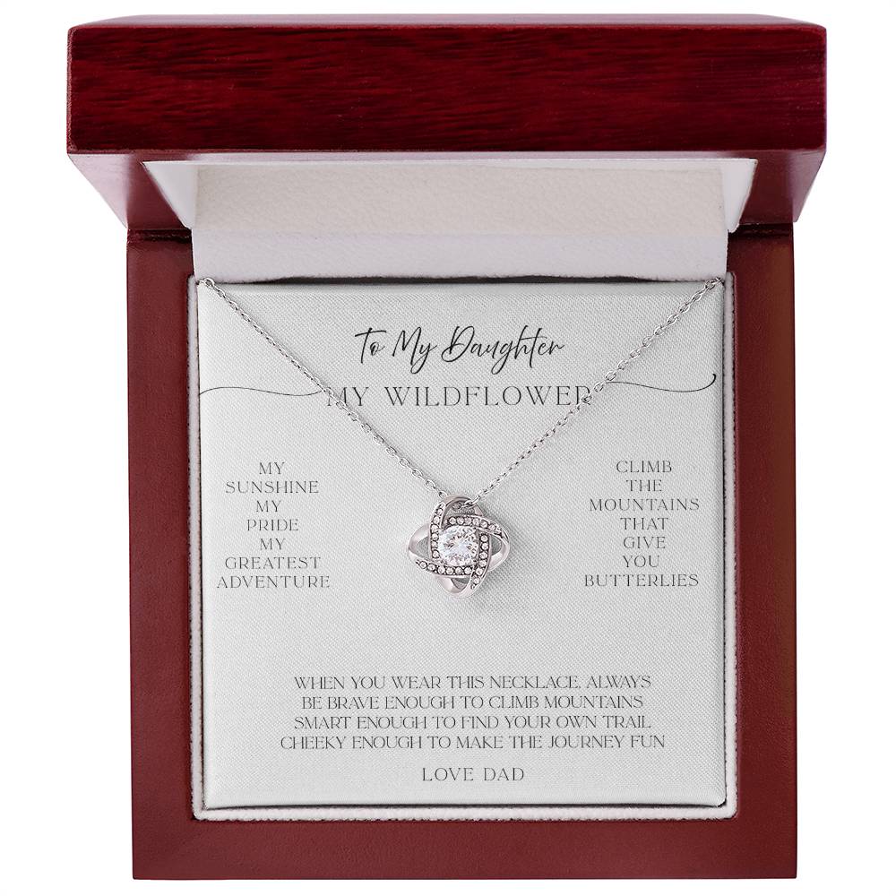 To My Daughter – Necklace with Message of Love from Dad