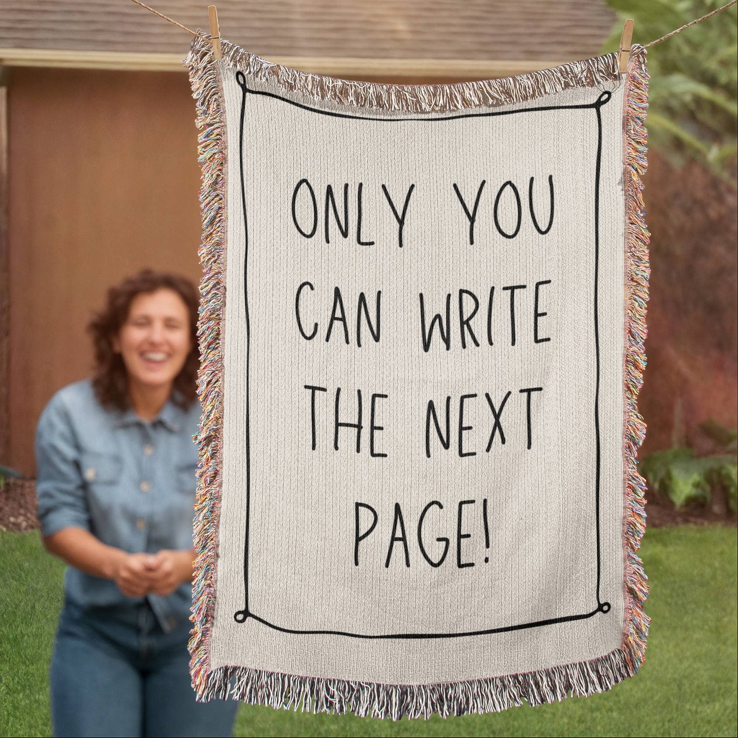 ONLY YOU CAN Heirloom blanket