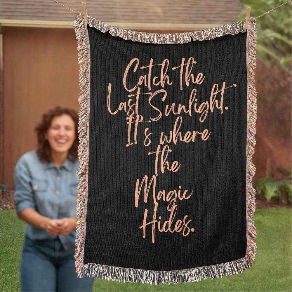 Sunlight Heirloom Woven Blanket
