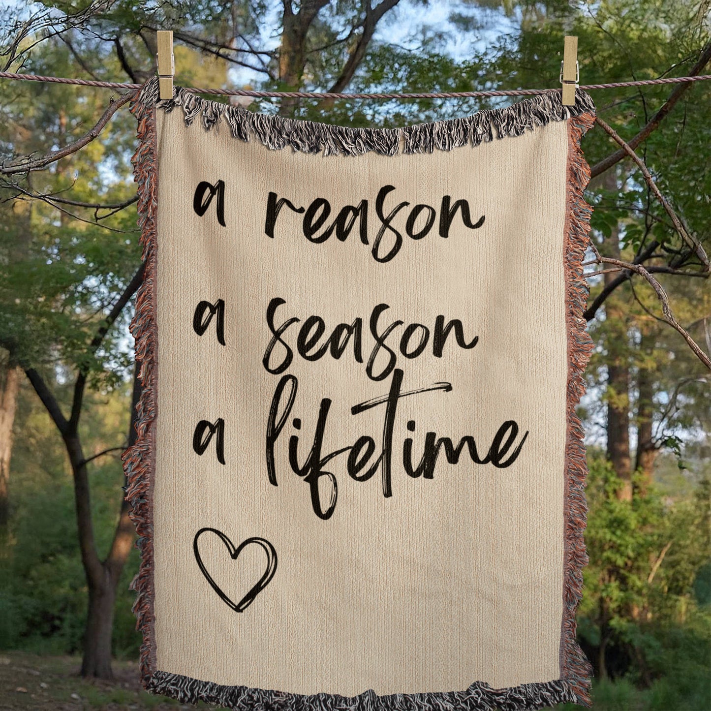 SEASON woven cotton blanket