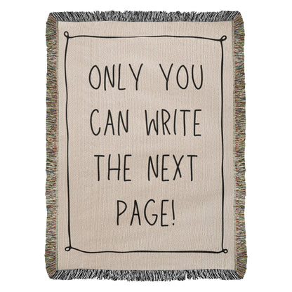 ONLY YOU CAN Heirloom blanket