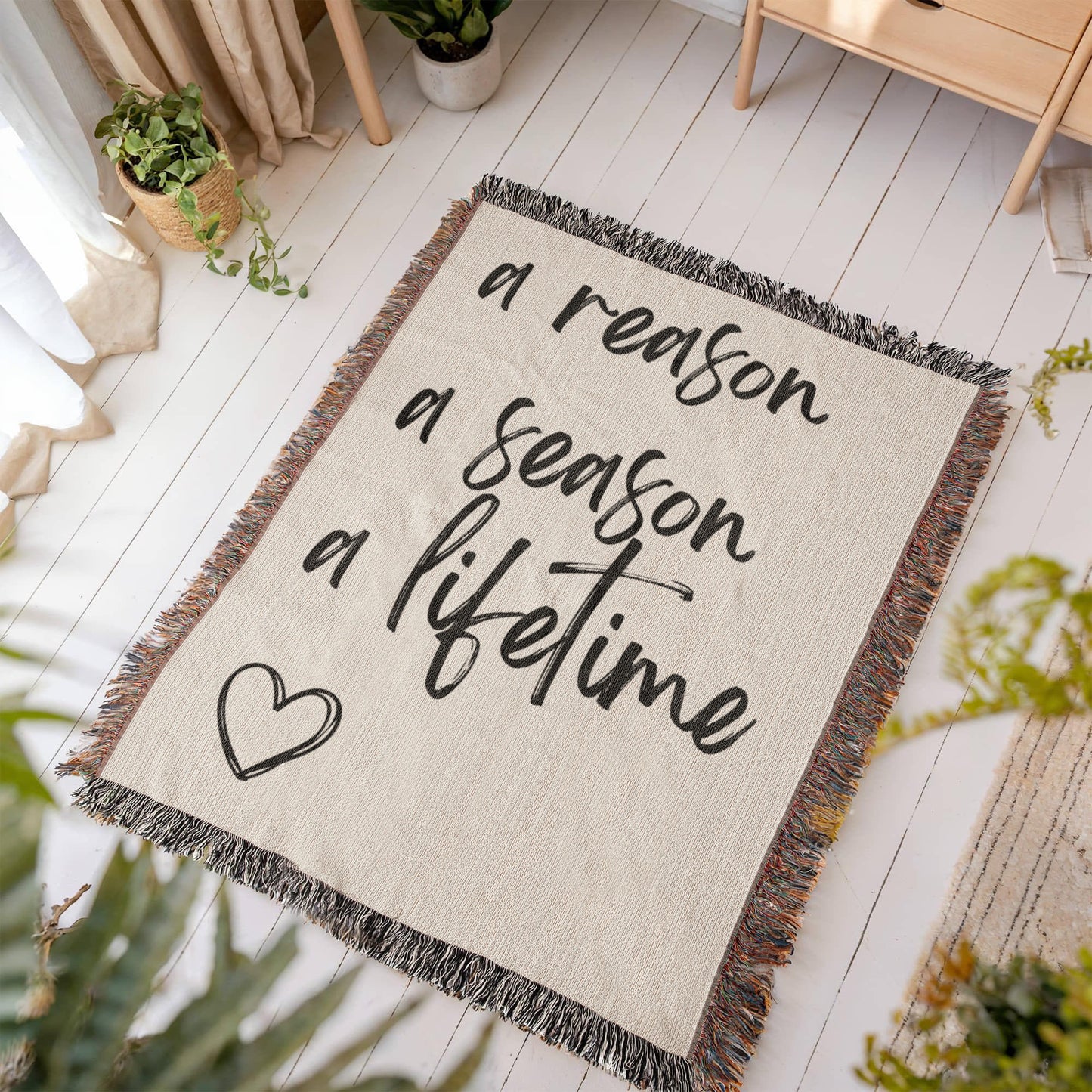 SEASON woven cotton blanket