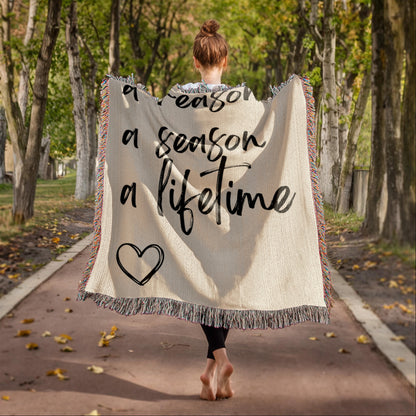 SEASON woven cotton blanket