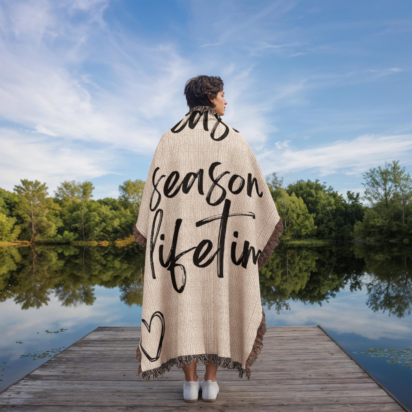 SEASON woven cotton blanket