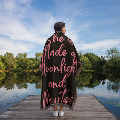 Moonlight & Mountains Heirloom Woven Blanket