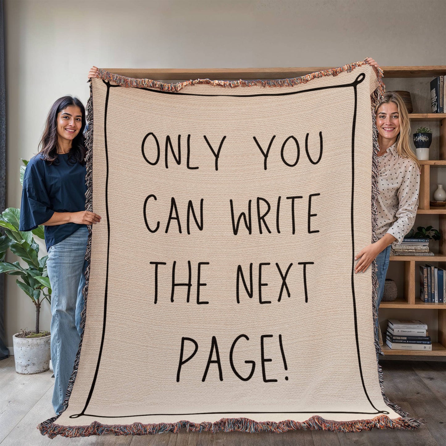 ONLY YOU CAN Heirloom blanket